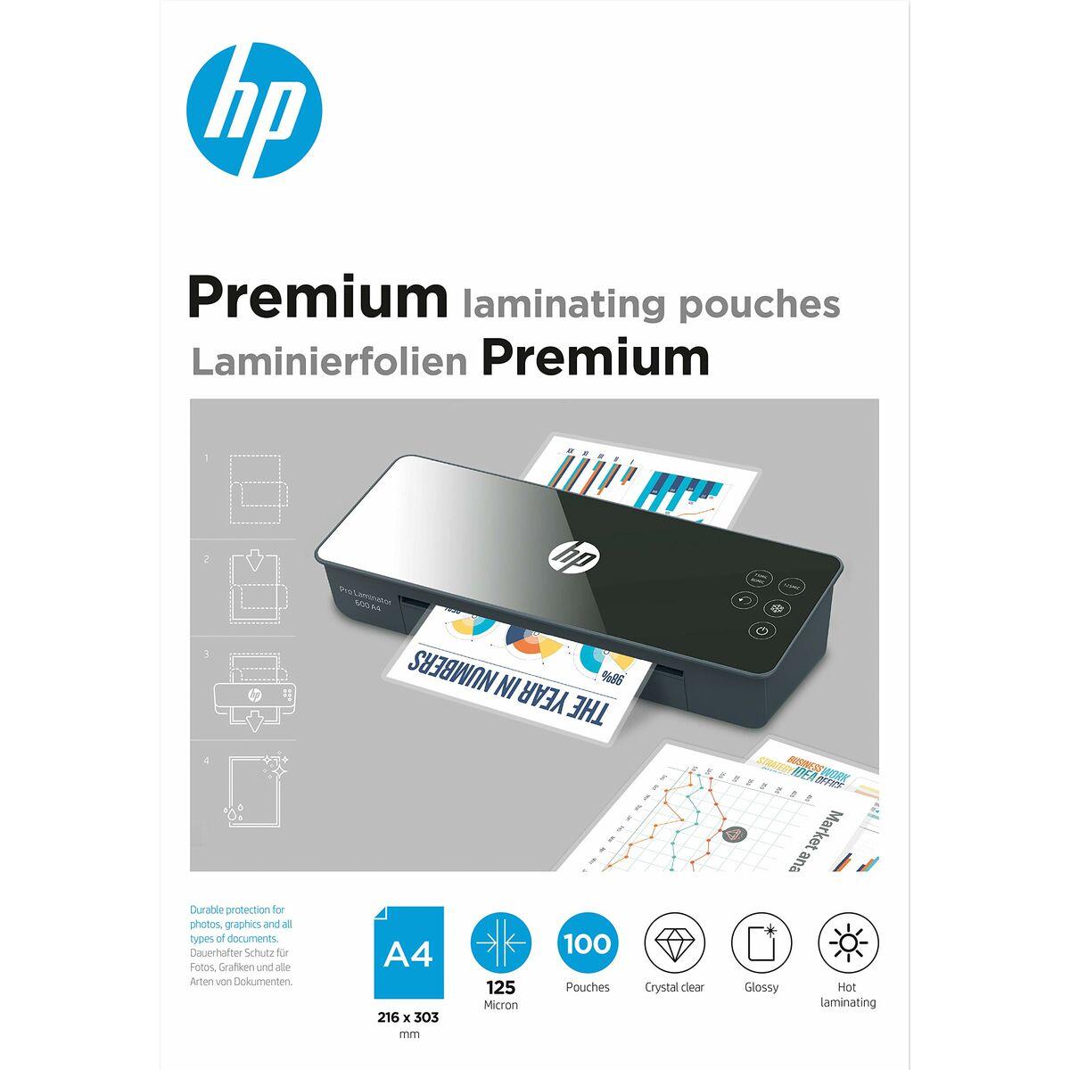 Fundas de plastificar Hewlett Packard HPF9124A4125100 A4
