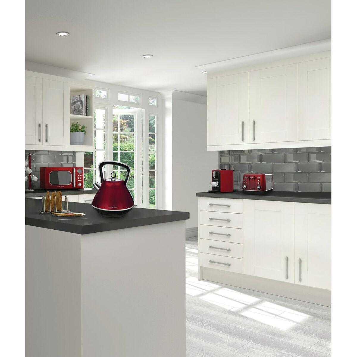 Hervidor Morphy Richards Evoke Retro Rojo Metal 2200 W 1,5 L