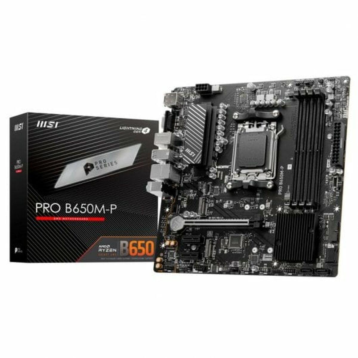 Placa Base MSI PRO B650M-P AMD AM5 AMD AMD B650