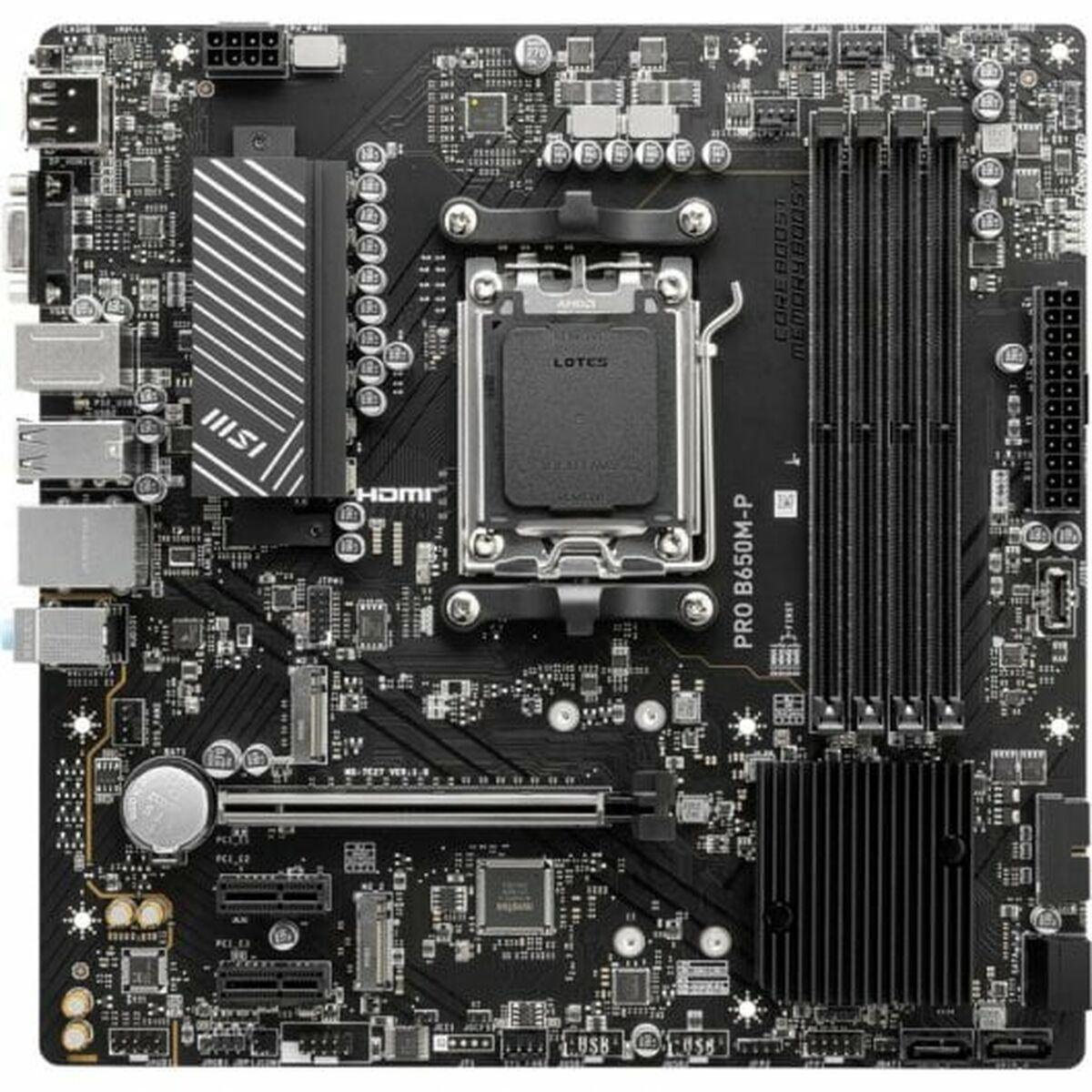 Placa Base MSI PRO B650M-P AMD AM5 AMD AMD B650