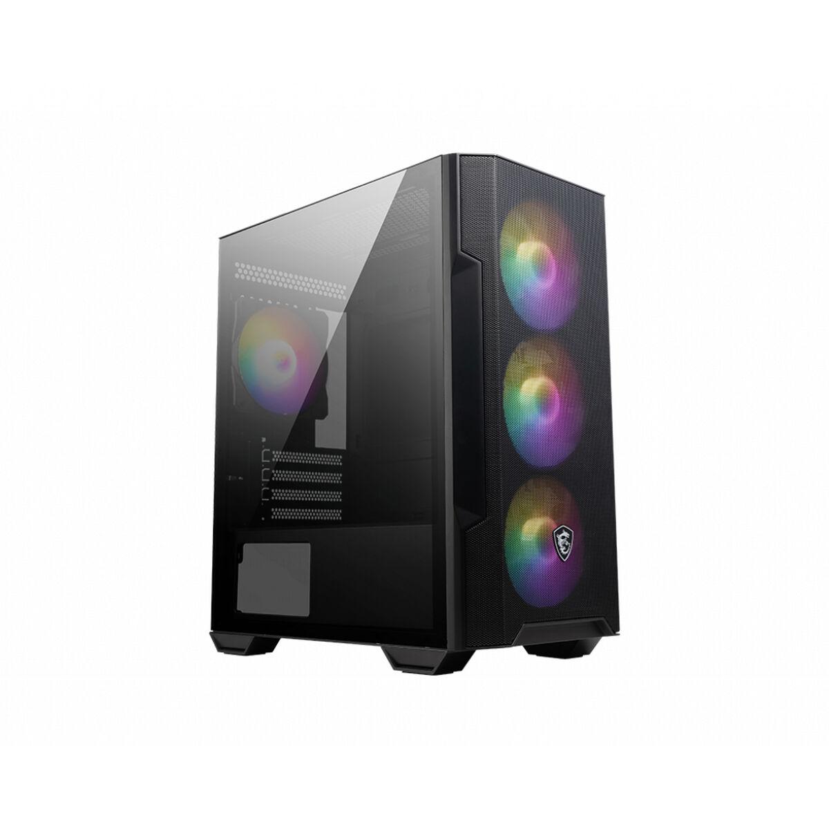 Caja Semitorre ATX MSI MAG FORGE M100R Blanco Negro Multicolor