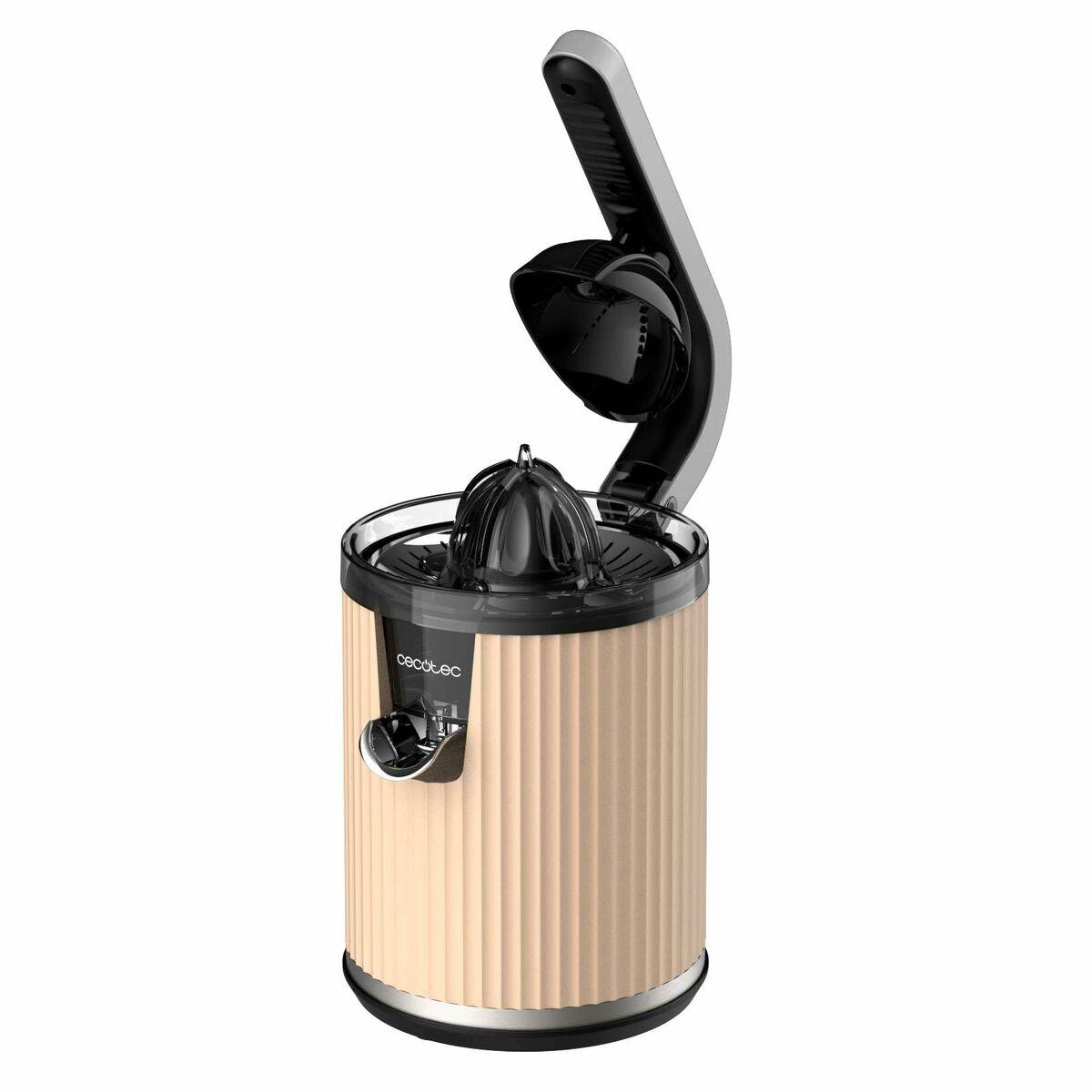 Exprimidor Eléctrico Cecotec Xqueeze RetroJuice 600 Beige 600 W