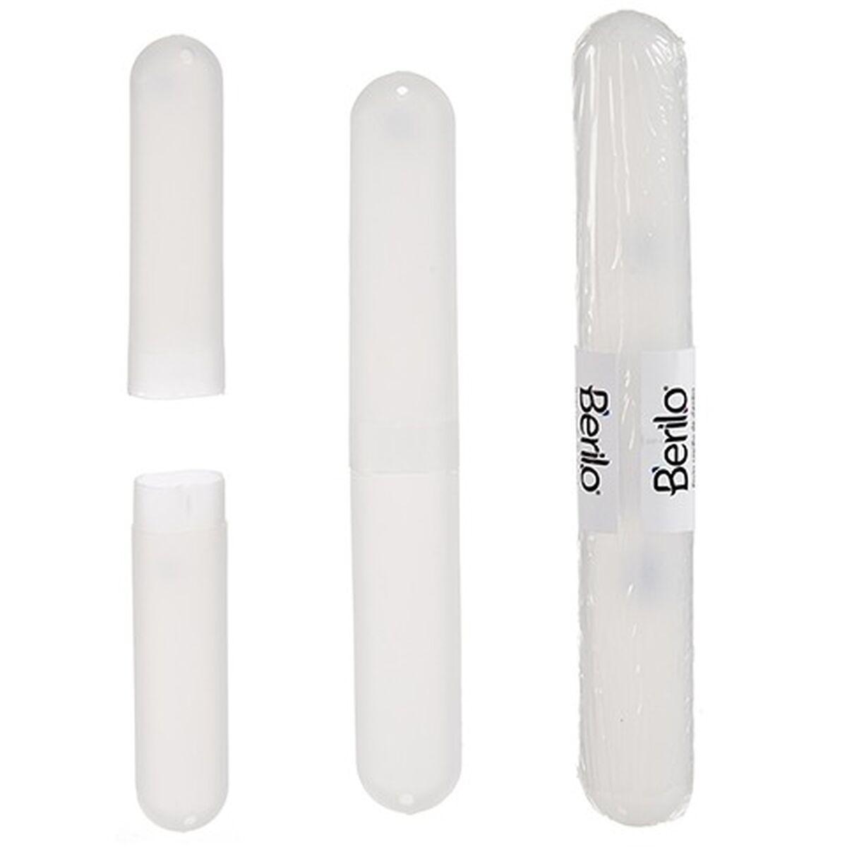 Portacepillos de Dientes Transparente Polipropileno 20 x 2 x 3 cm (24 Unidades)