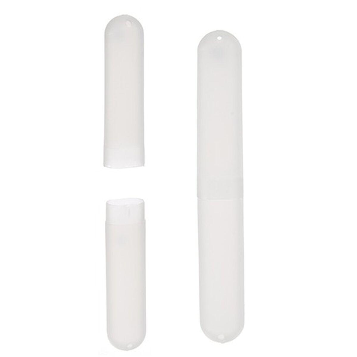 Portacepillos de Dientes Transparente Polipropileno 20 x 2 x 3 cm (24 Unidades)