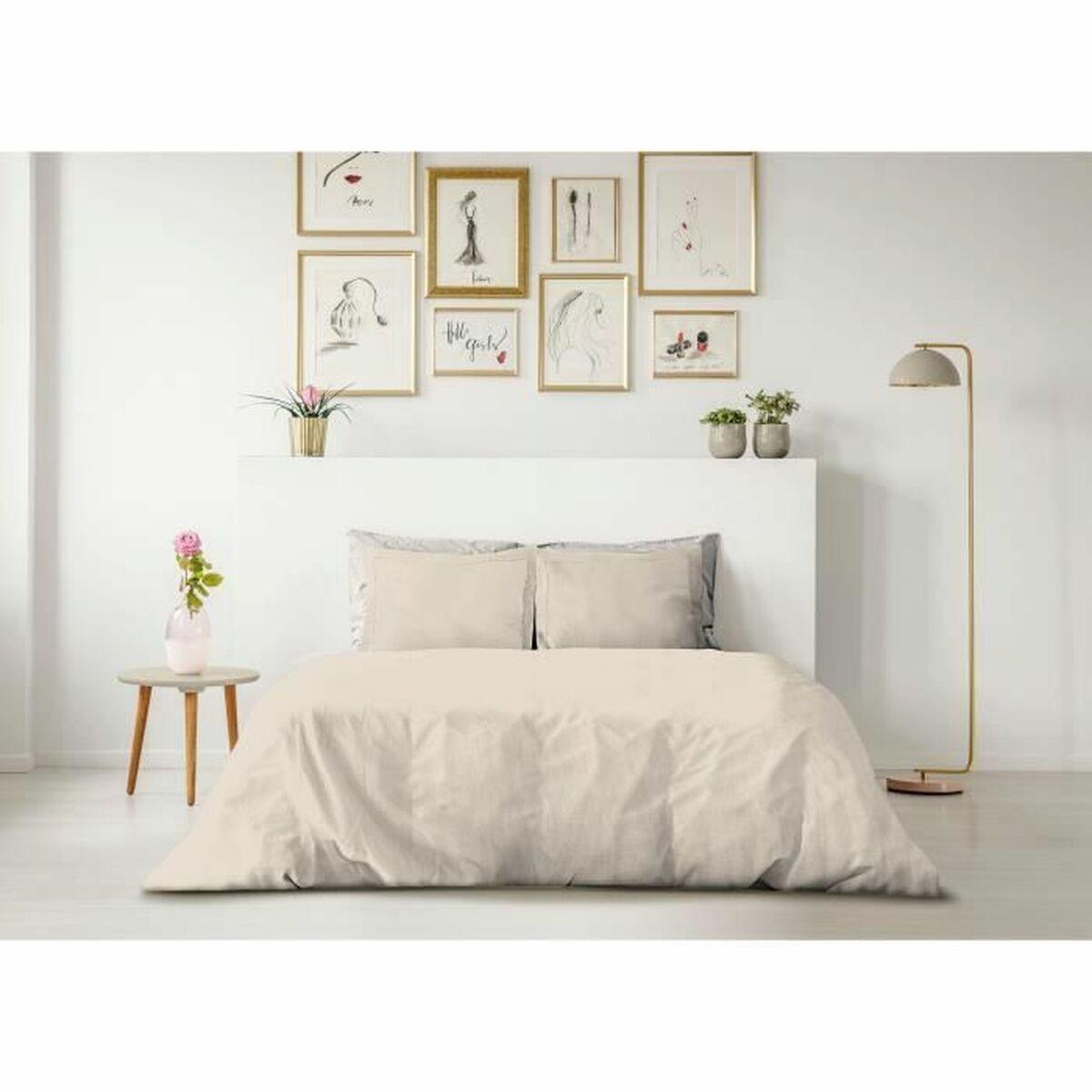 Juego de funda nórdica Lovely Home Beige Crema 240 x 260 cm