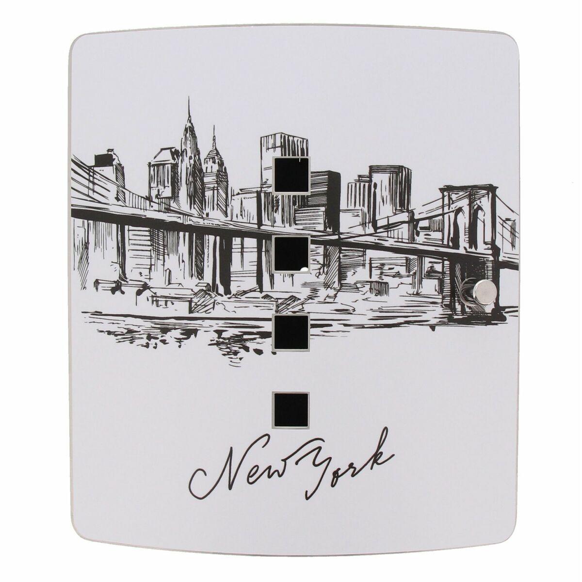 Armario de llaves Burg-Wachter 6204/10 NI SKYLINE NY 10 Llaves