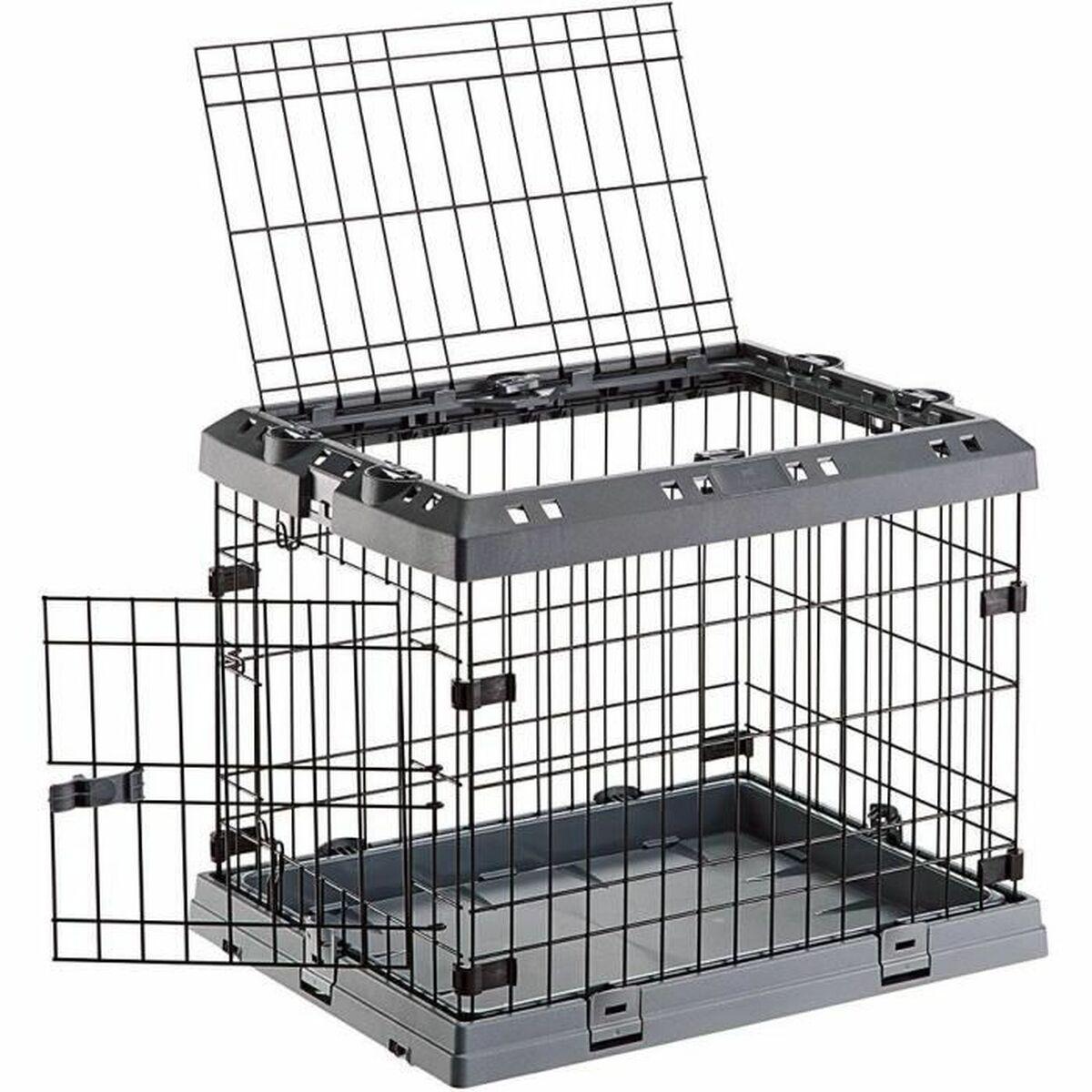 Jaula de transporte para mascotas Ferplast Superior 60 Negro Gris Plástico 50 x 47 x 62 cm