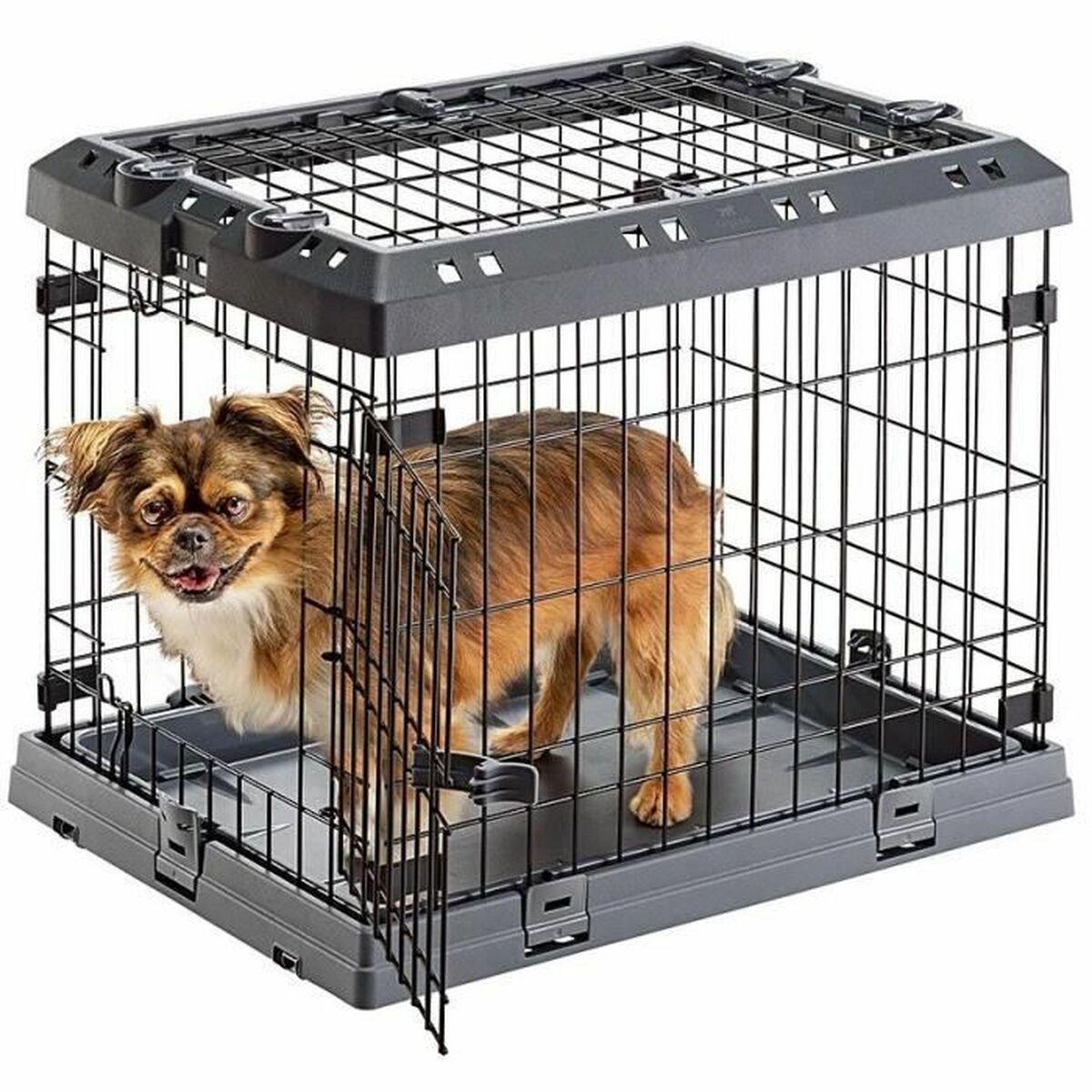 Jaula de transporte para mascotas Ferplast Superior 60 Negro Gris Plástico 50 x 47 x 62 cm