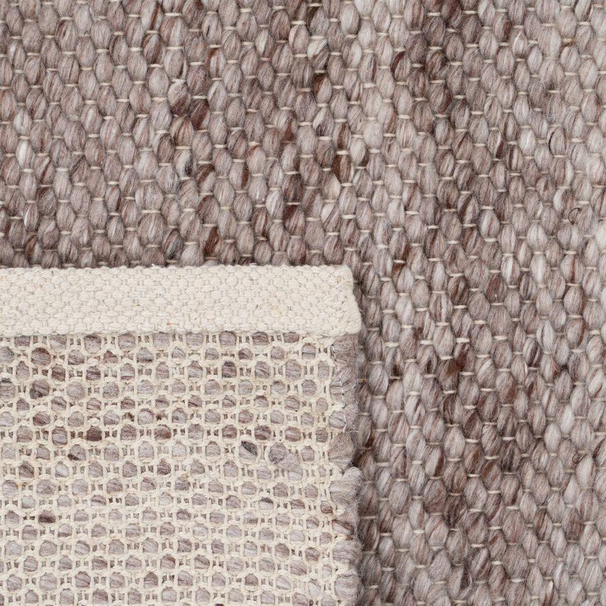 Alfombra Marrón 30 % Poliéster 40 % algodón 30 % Lana 200 x 300 cm