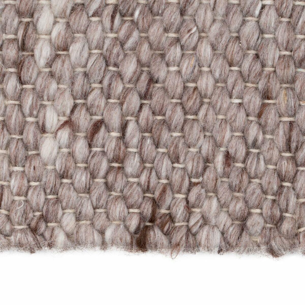 Alfombra Marrón 30 % Poliéster 40 % algodón 30 % Lana 200 x 300 cm