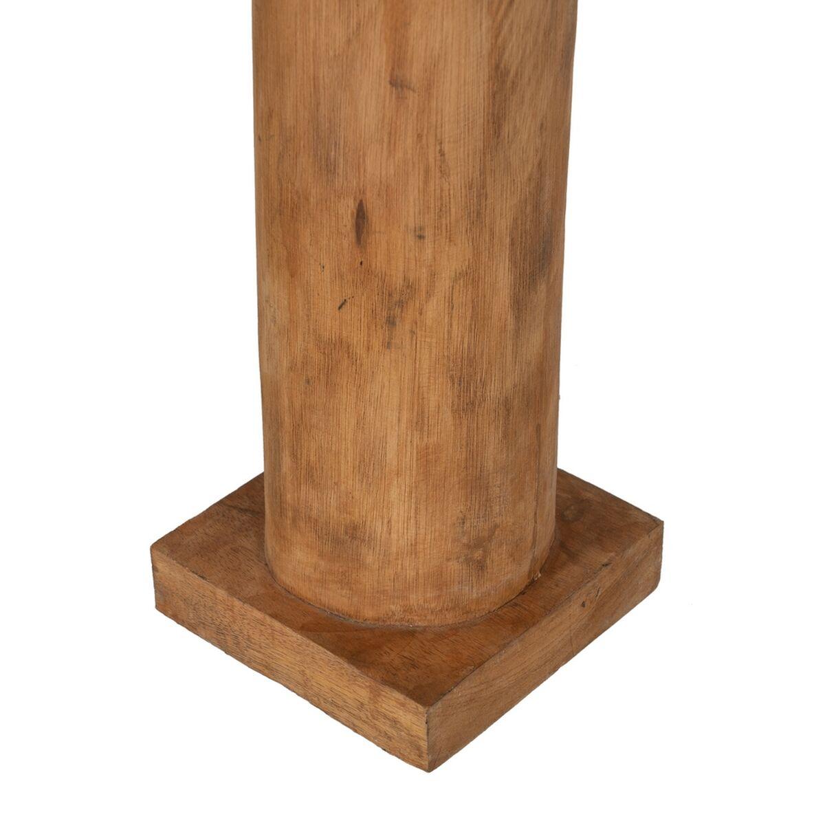 Figura Decorativa Natural Africano 14 x 14 x 113 cm