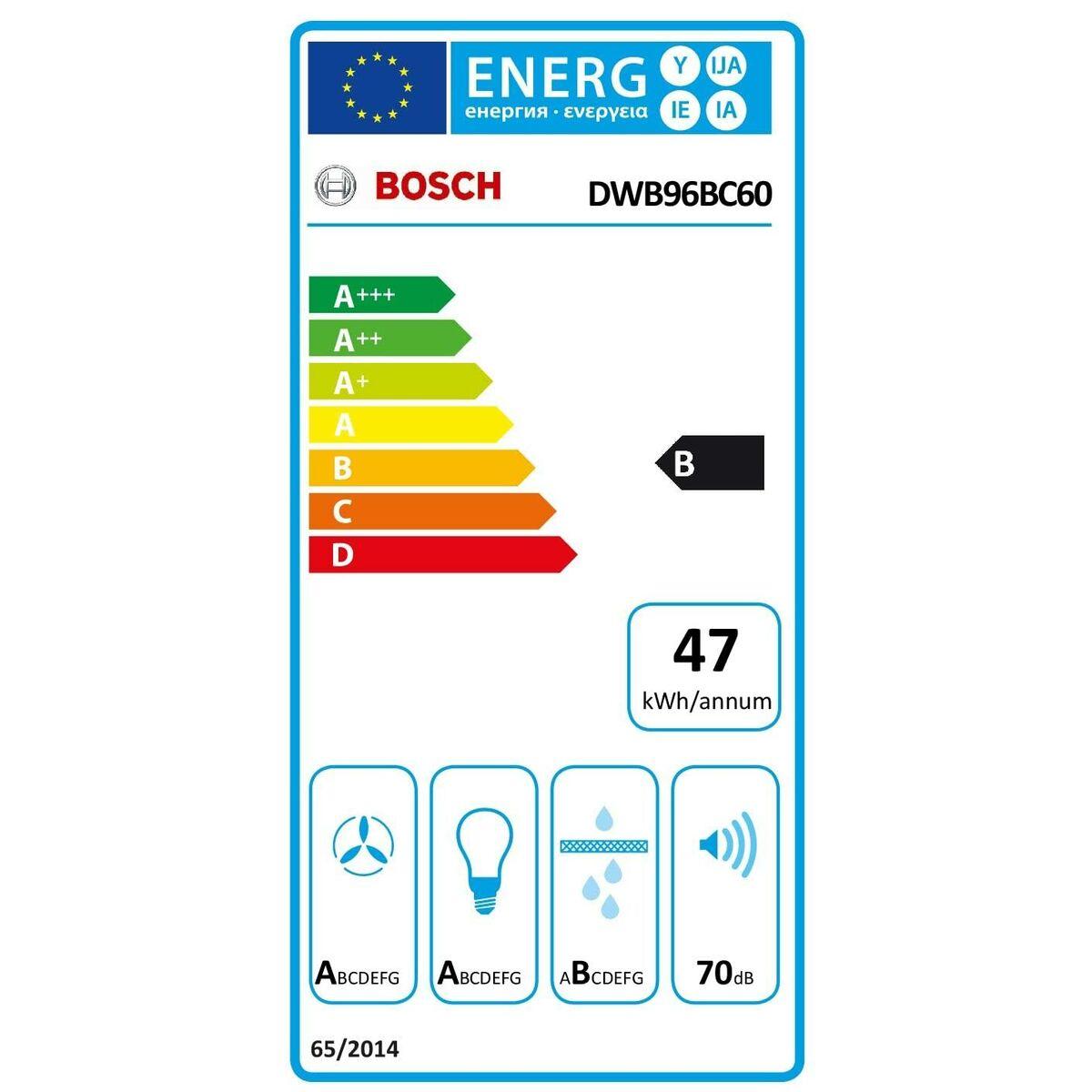 Campana Convencional BOSCH DWB96BC60 Negro