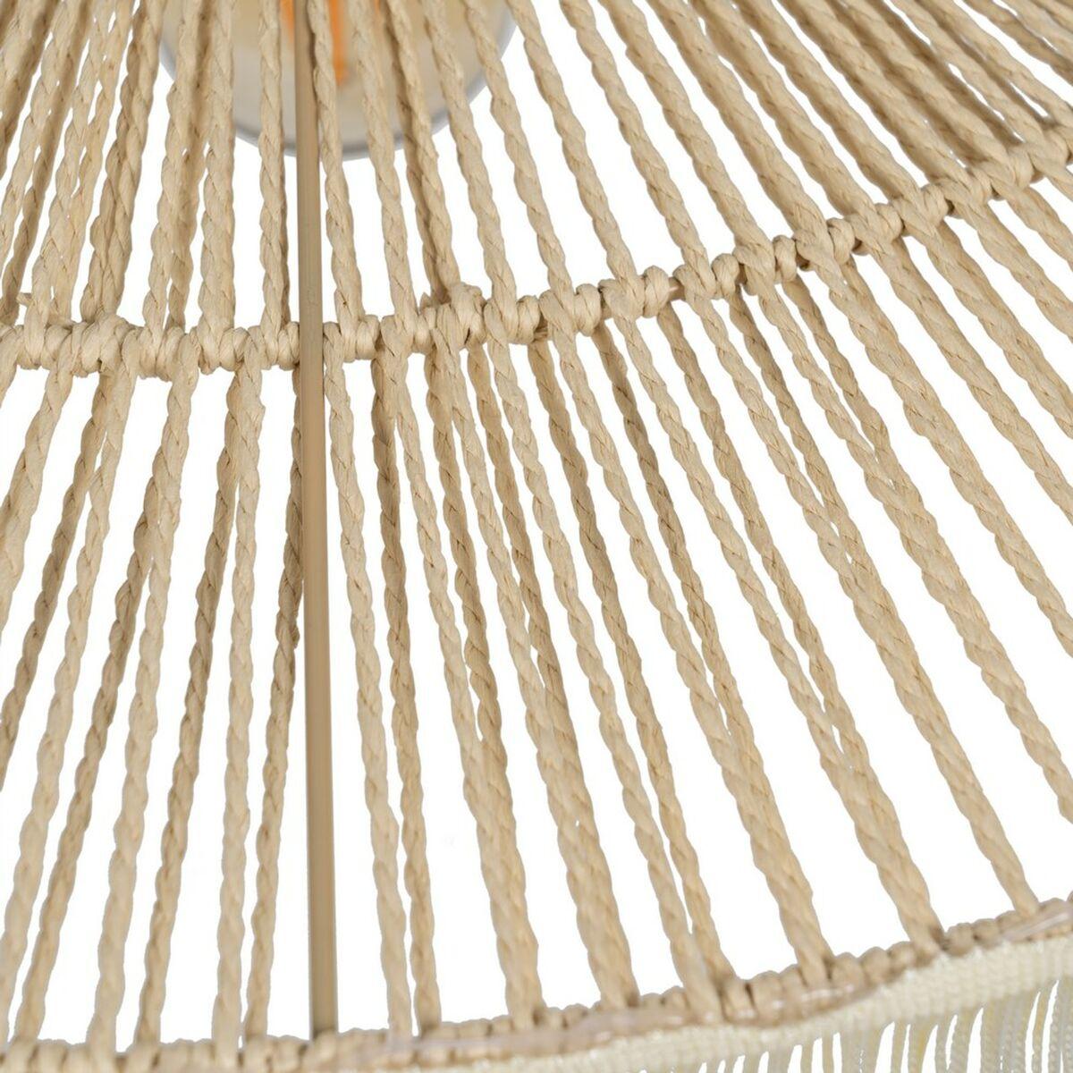 Lámpara de Techo Beige Papel Hierro 220-240 V 50,5 x 50,5 x 17 cm