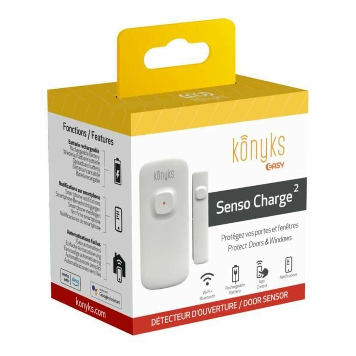 Detector de Apertura para Puertas y Ventanas Konyks Senso Charge 2 Wi-Fi 2,4 GHz