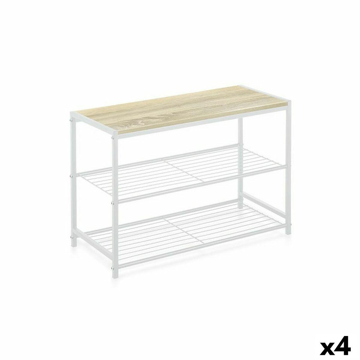 Estantería Confortime 3 Estantes Metal 60 x 30 x 43 cm (4 Unidades)
