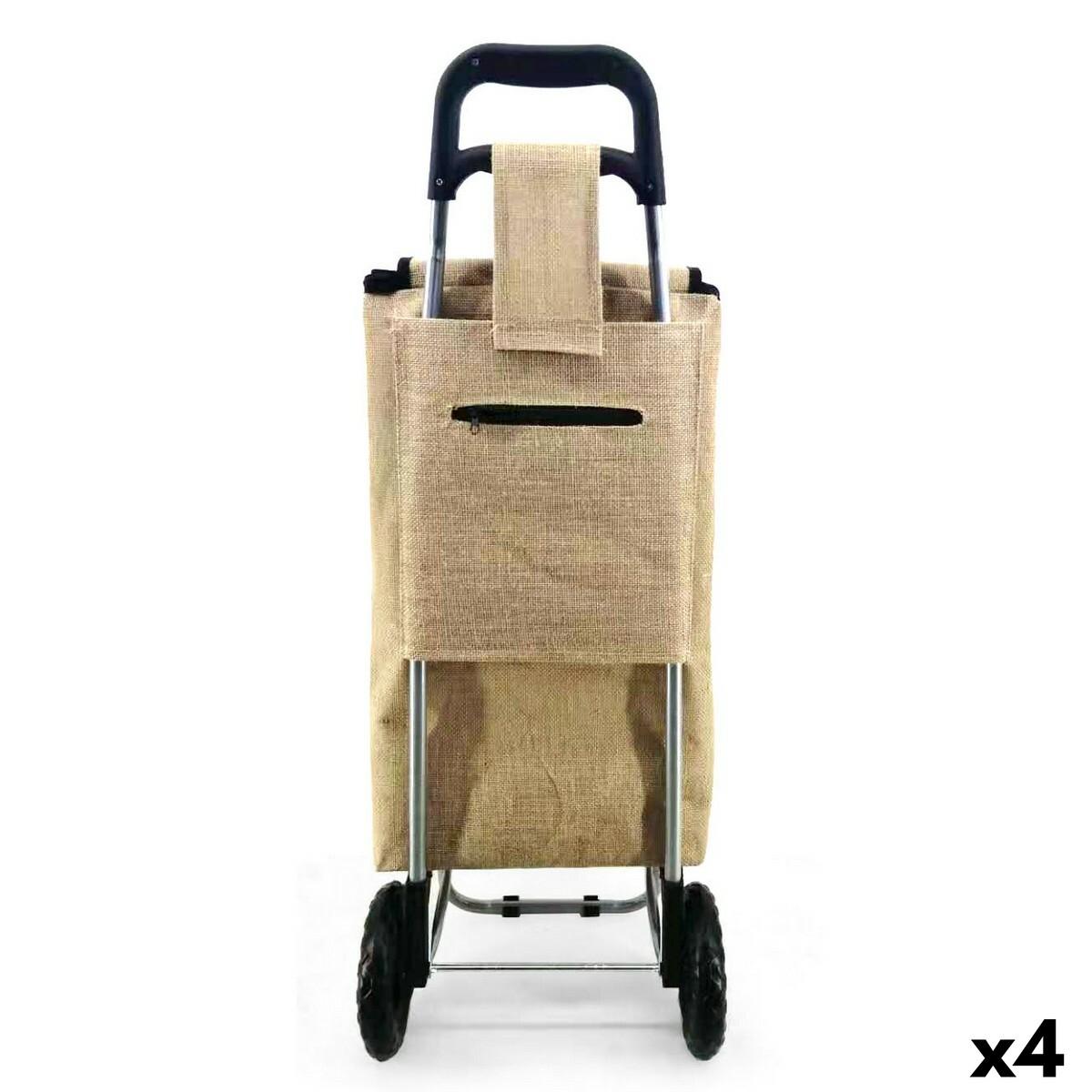 Carro de Compra Confortime Yute 96 x 35 x 28 cm (4 Unidades)