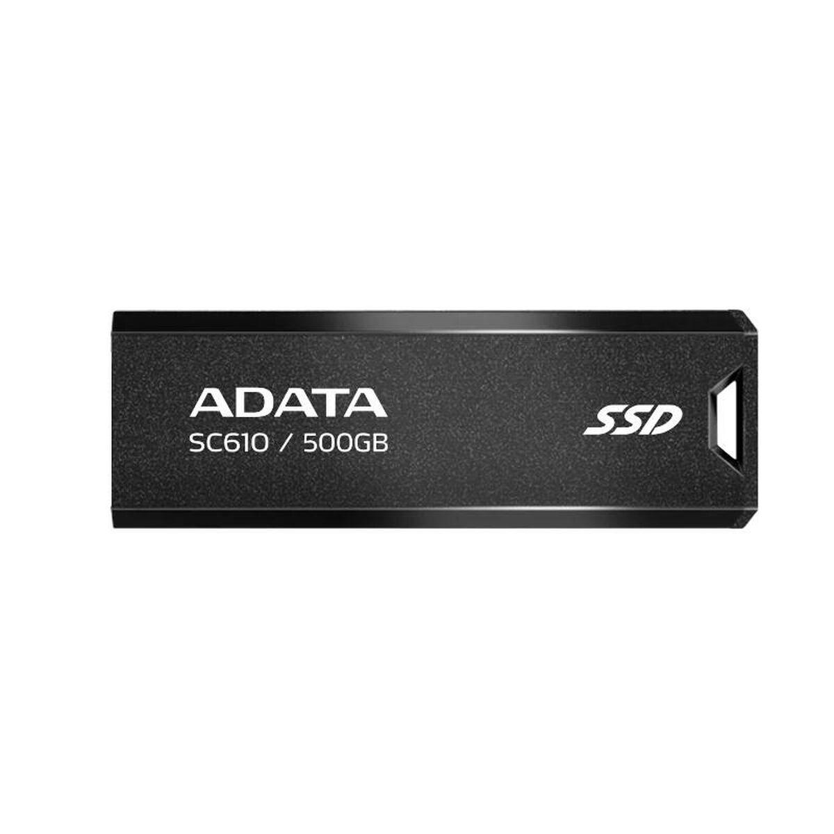 Disco Duro Externo Adata SC610-500G-CBK SSD 500 GB Negro