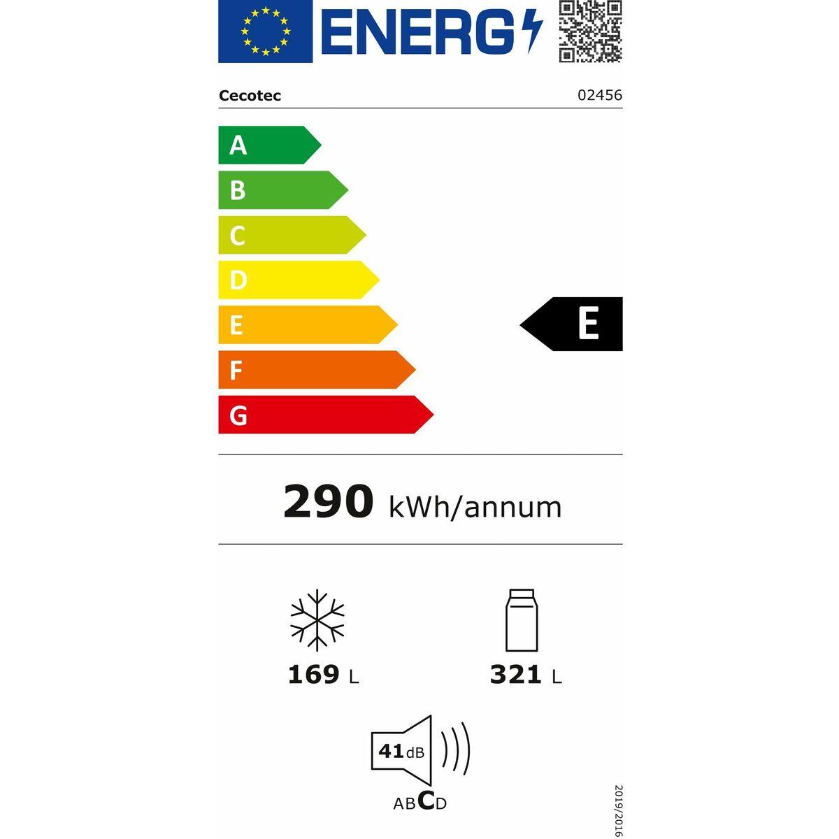 Frigorífico combinado Cecotec Bolero CoolMarket 4D 490 490 L