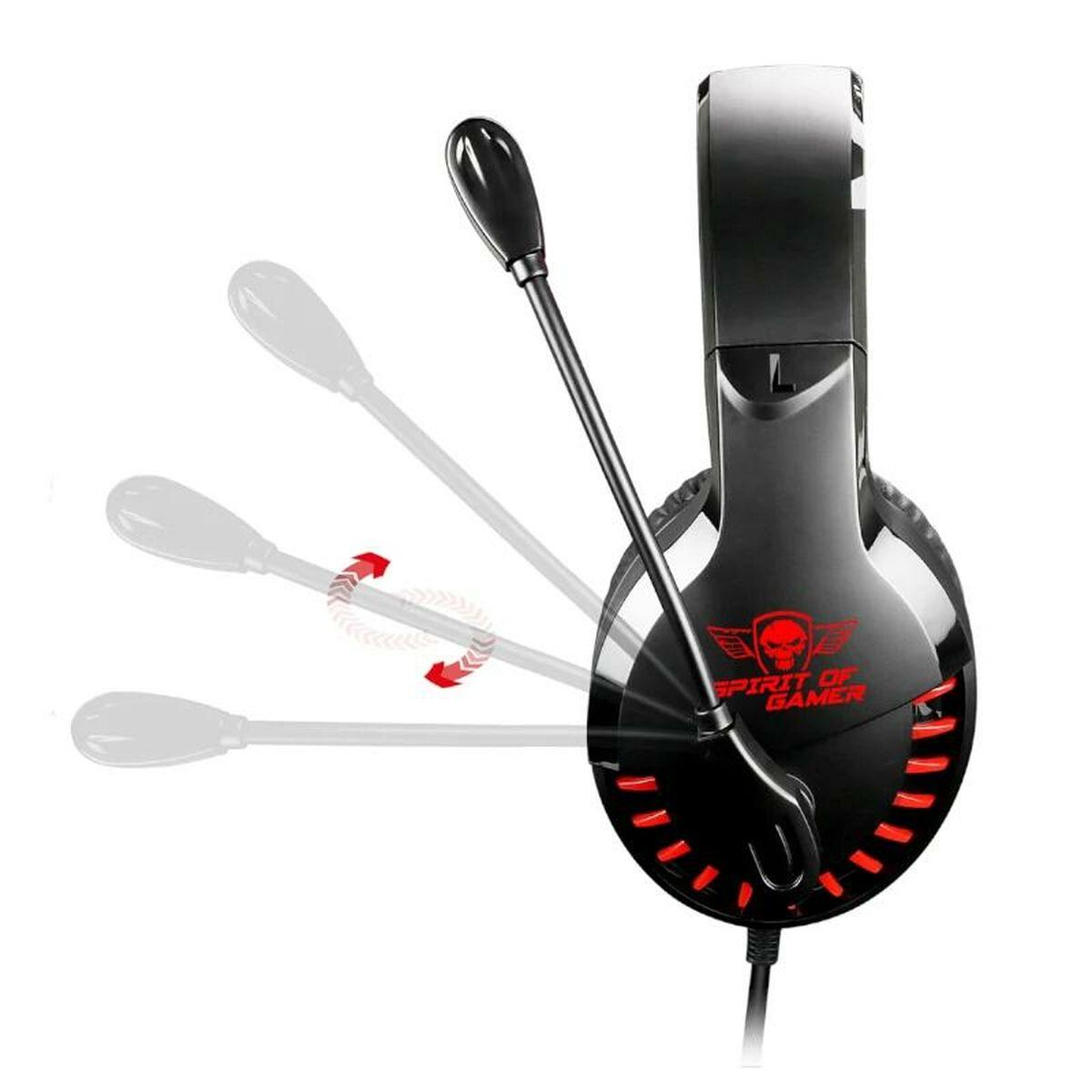 Auricular con Micrófono Spirit of Gamer Pro H3 Naranja Negro/Naranja