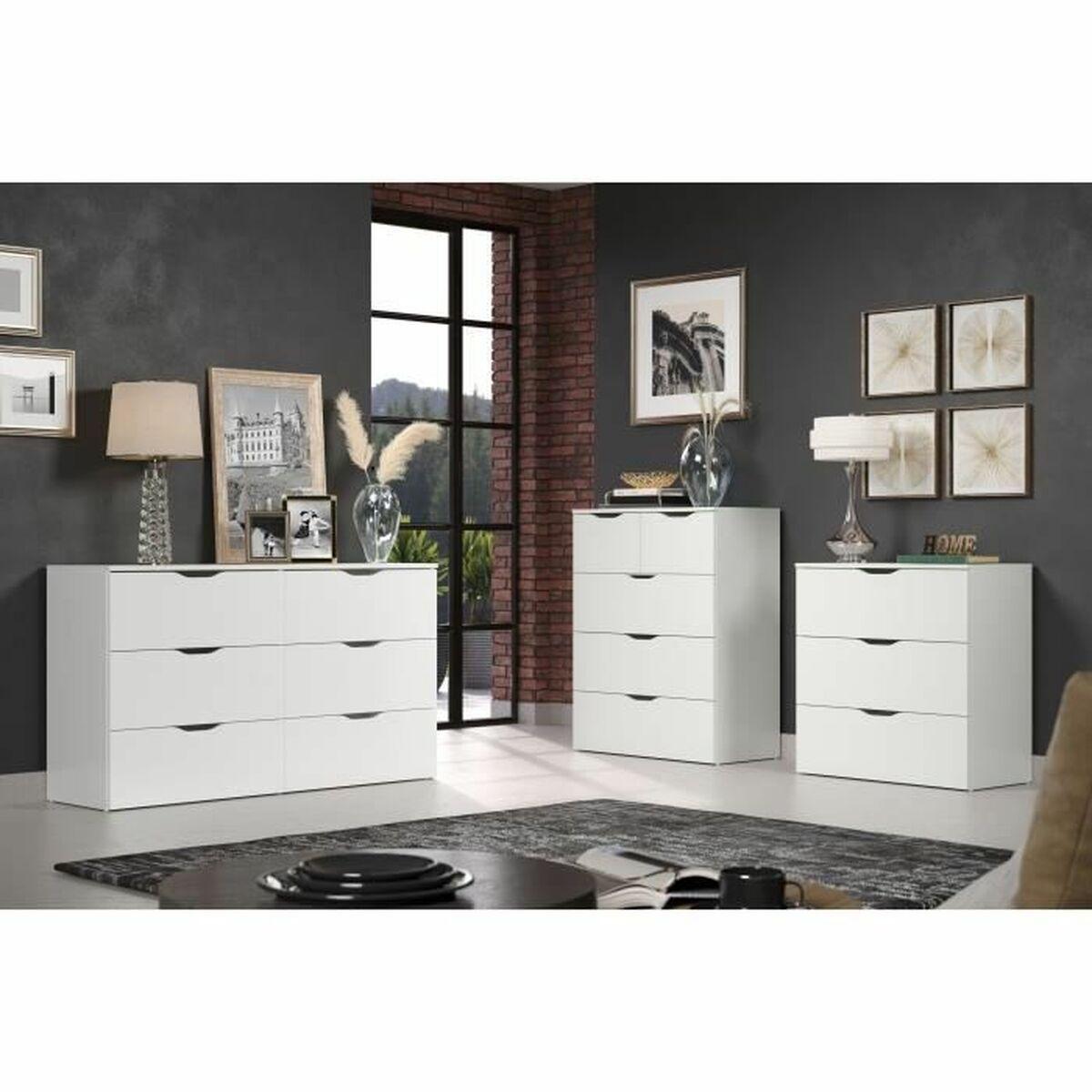 Cajonera Trelleborg Blanco 78 x 40  x 80 cm