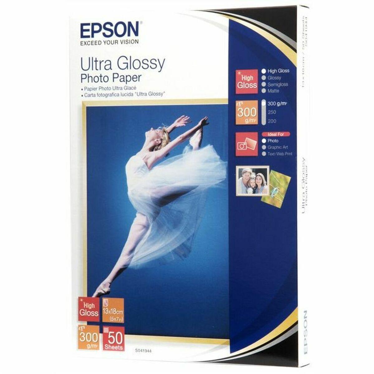 Papel Fotográfico Mate Epson 18 cm
