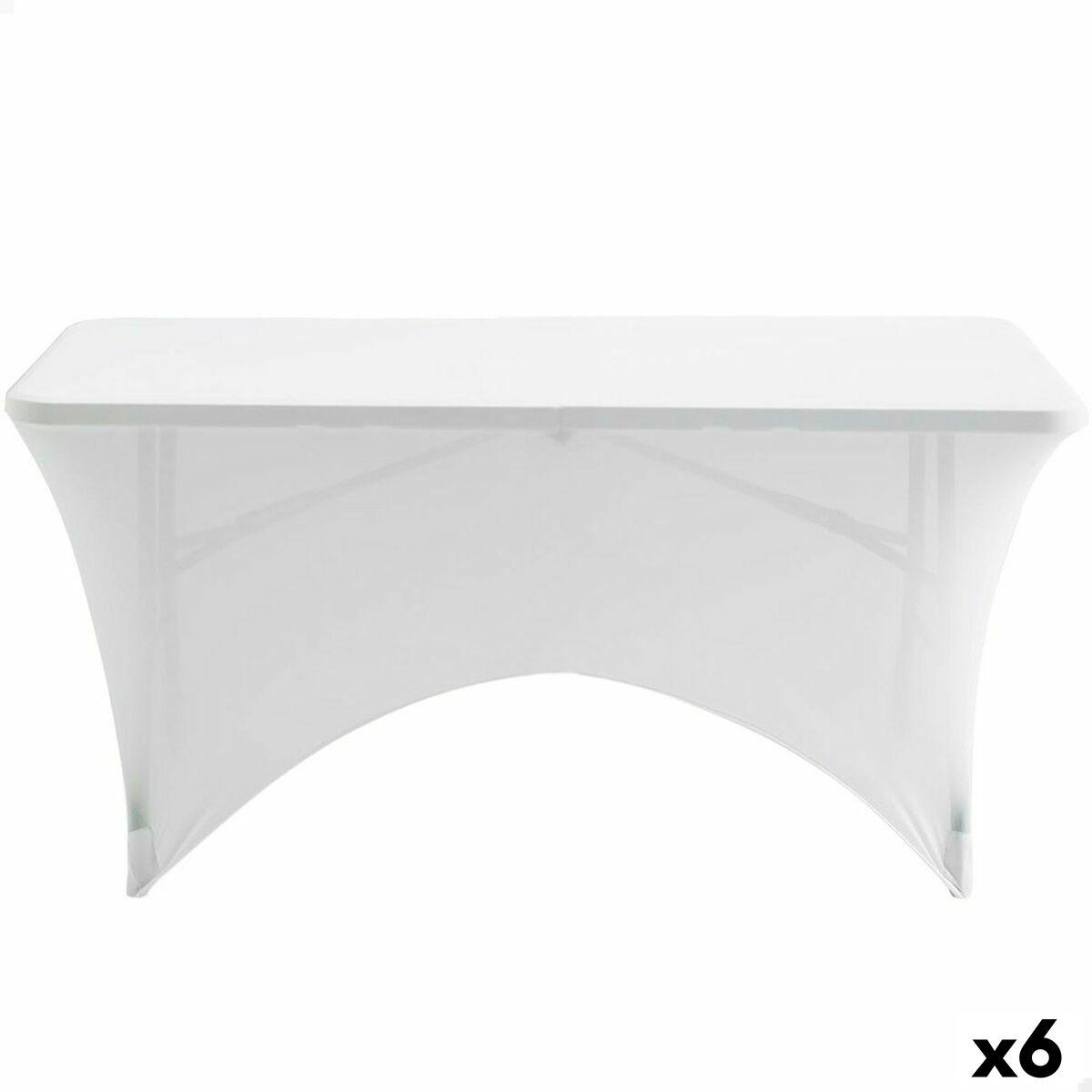 Funda Protectora Aktive Blanco 122 x 76 x 61 cm Mesa Accesorios Vehículos Carretera (6 Unidades)