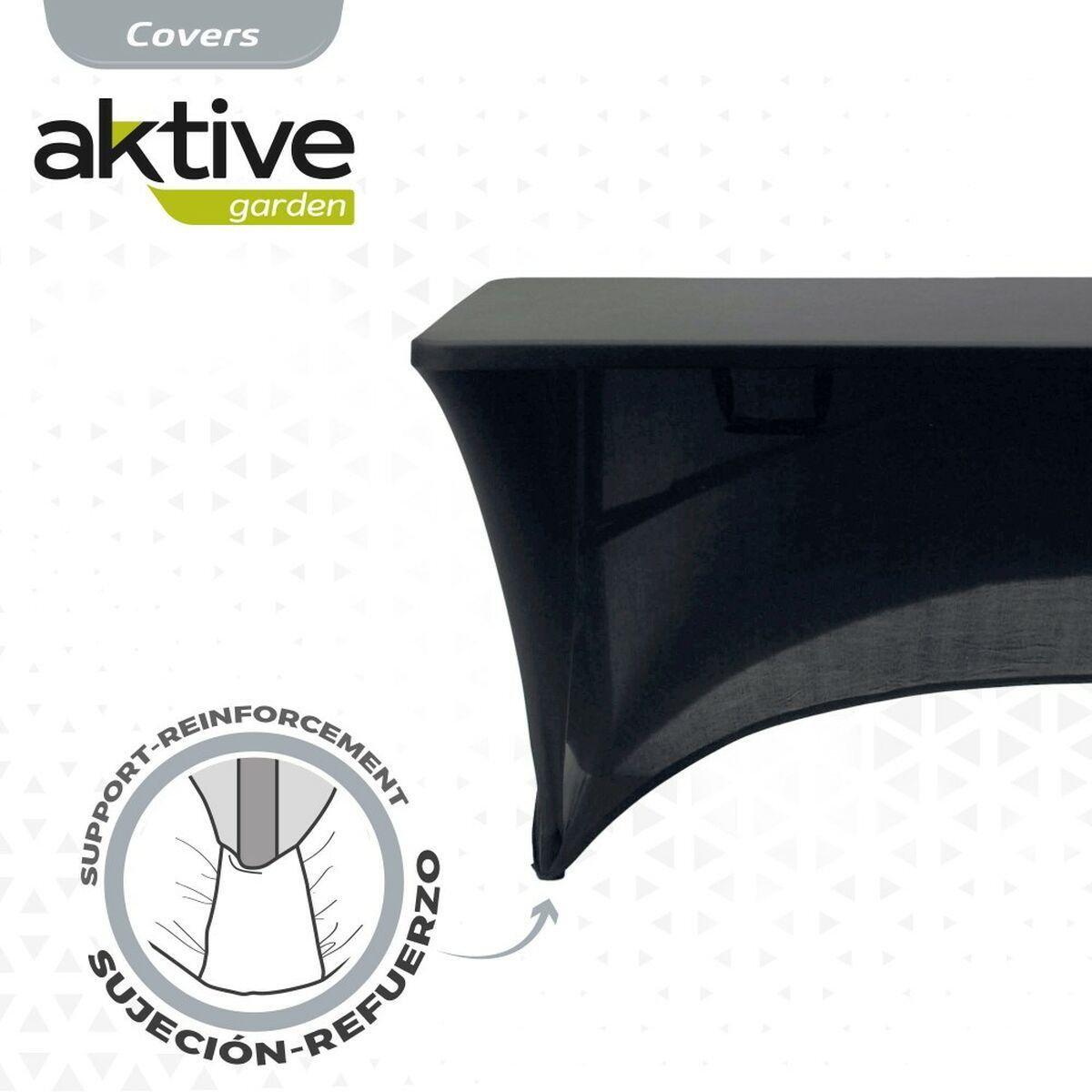 Funda Protectora Aktive Negro 183 x 76 x 76 cm Mesa Accesorios Vehículos Carretera (6 Unidades)