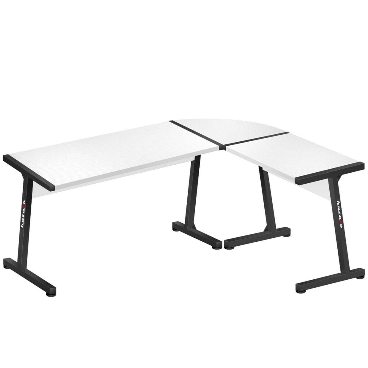 Escritorio Huzaro HZ-Hero 6.0 Blanco Acero Fibra de carbono Cartón 178 x 4 x 112 cm