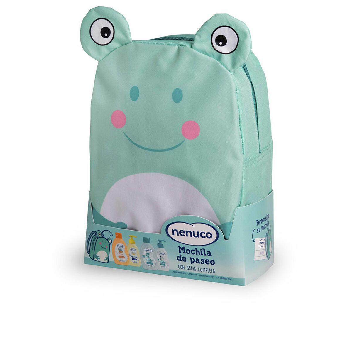 Set de Baño para Bebé Nenuco Mochila Ranita Lote Rana 4 Piezas