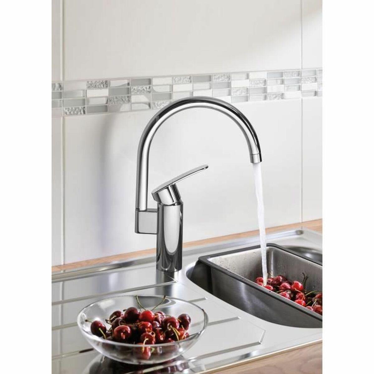 Grifo para Cocina Grohe Wave Cosmopolitan - 32449001 Forma de C Metal