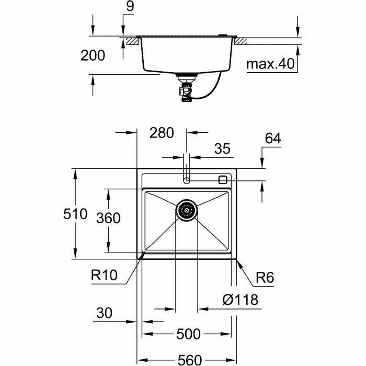 Fregadero clearance grohe k700