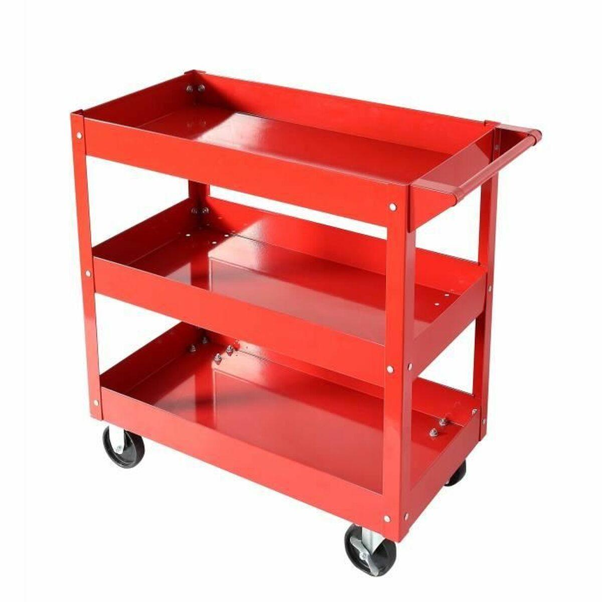Carro de herramientas Domac Rojo 3 Estantes