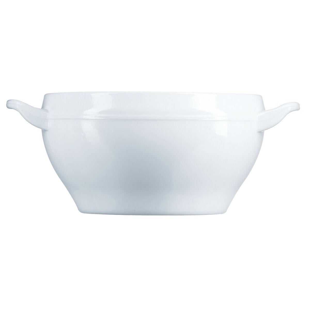 Tazas para Consomé Luminarc Bol Opal Blanco 540 ml Con asas (24 Unidades)