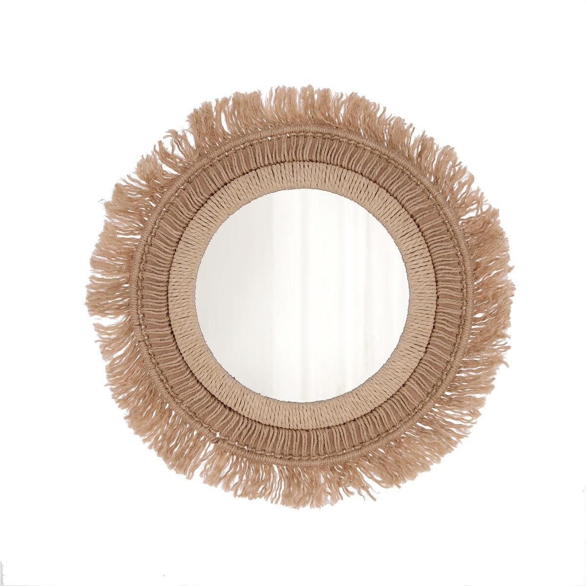 Espejo de pared Vinthera Moa Yute Natural (4 Unidades)