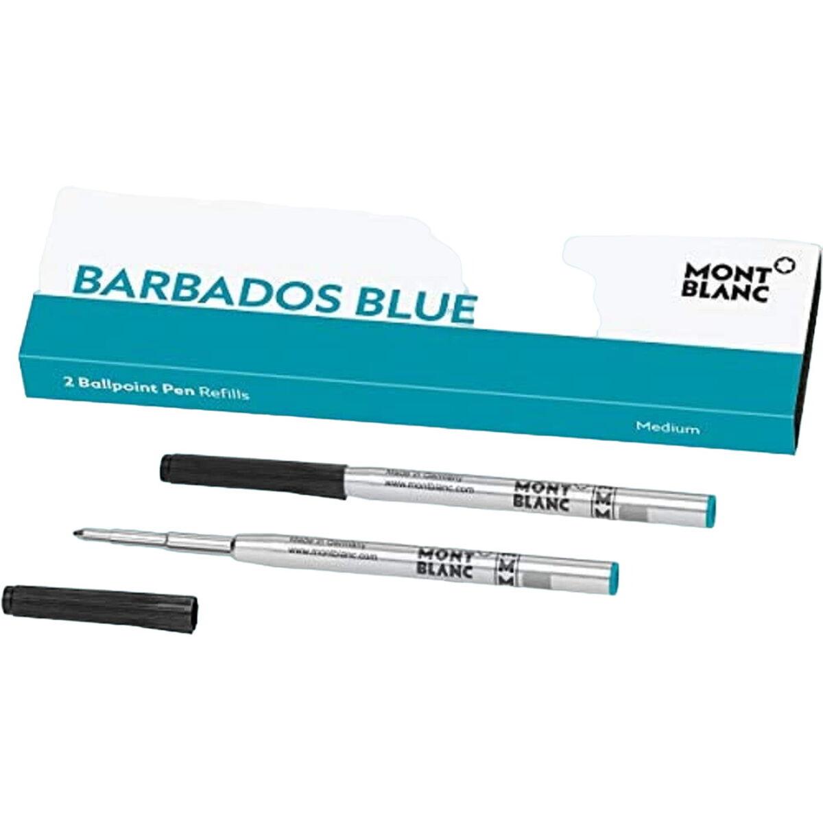 Recambio para bolígrafo Montblanc 128219 Turquesa Azul (2 Unidades)
