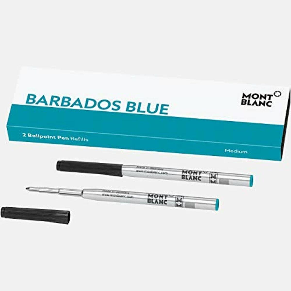 Recambio para bolígrafo Montblanc 128219 Turquesa Azul (2 Unidades)