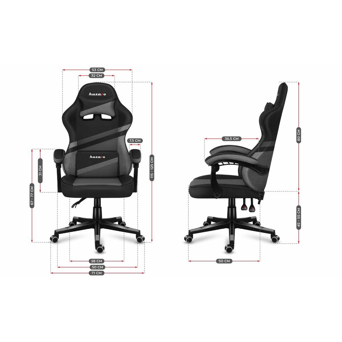 Silla Gaming Huzaro HZ-Force 4.4 Grey Mesh Gris