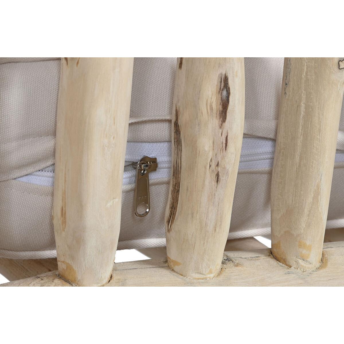 Sofá de Jardín DKD Home Decor Teca 132 x 79 x 78 cm