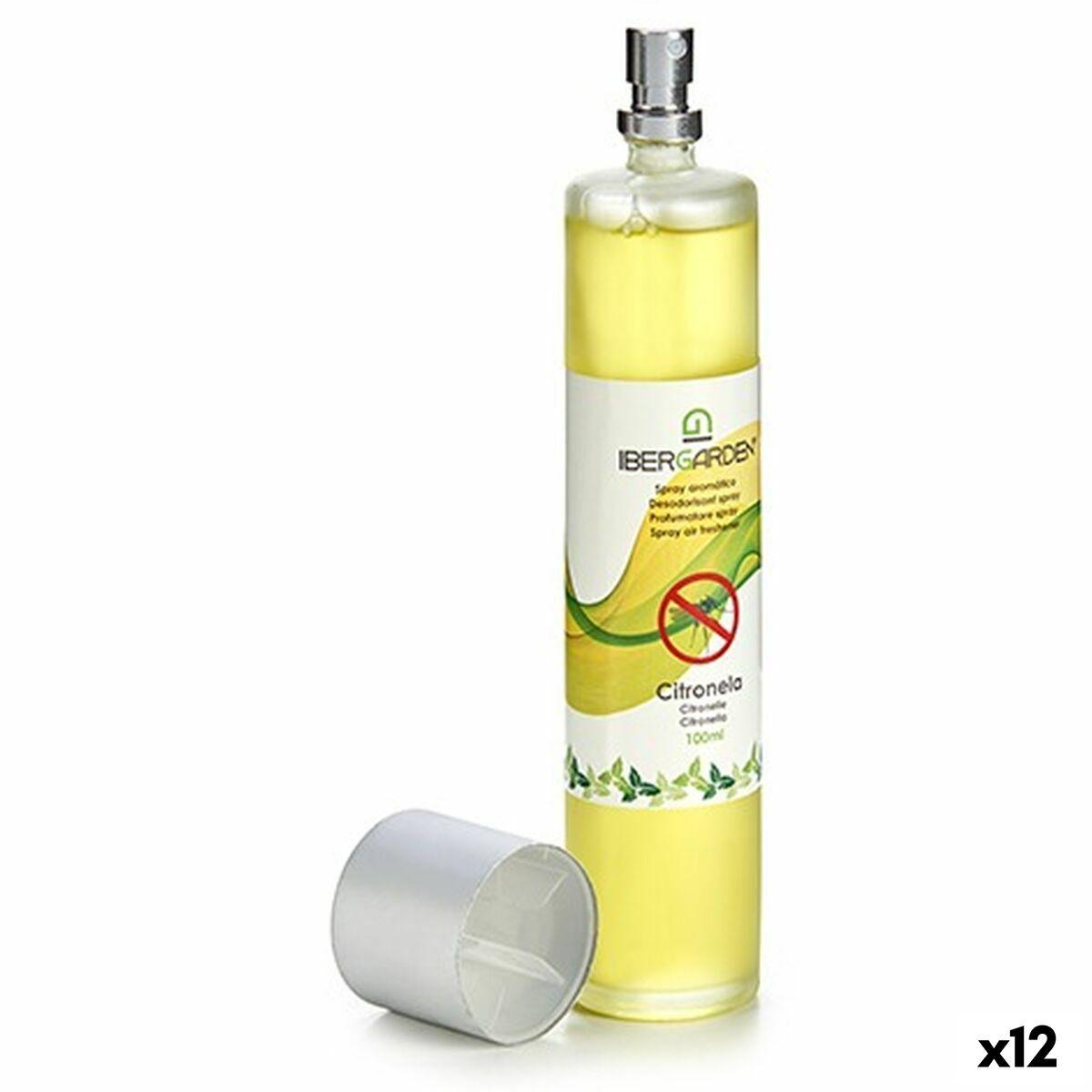 Spray Ambientador Ibergarden 100ML SPRY Citronela 100 ml (12 Unidades)