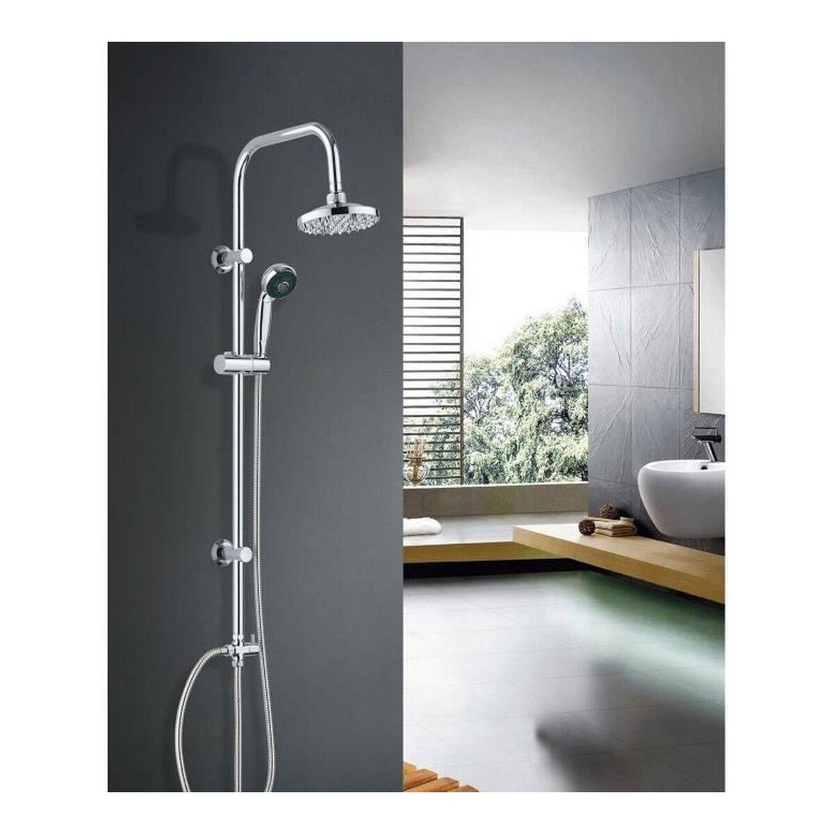 Columna de Ducha Rousseau Sonora 3 Gris Acero Inoxidable ABS Ø 15 cm