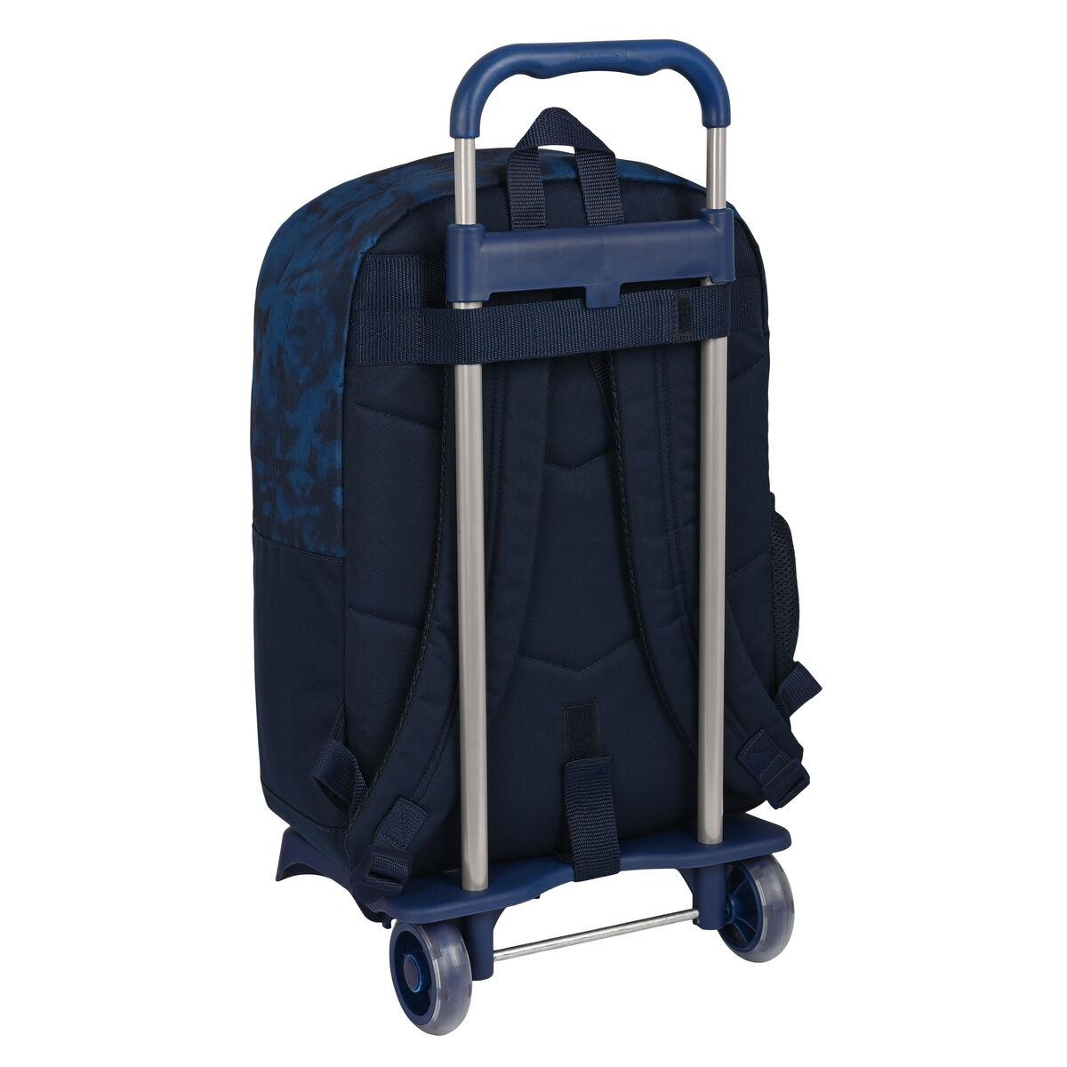 Batman Mochila Escolar con Ruedas Batman Legendary Azul marino 30 x 43 x 14 cm