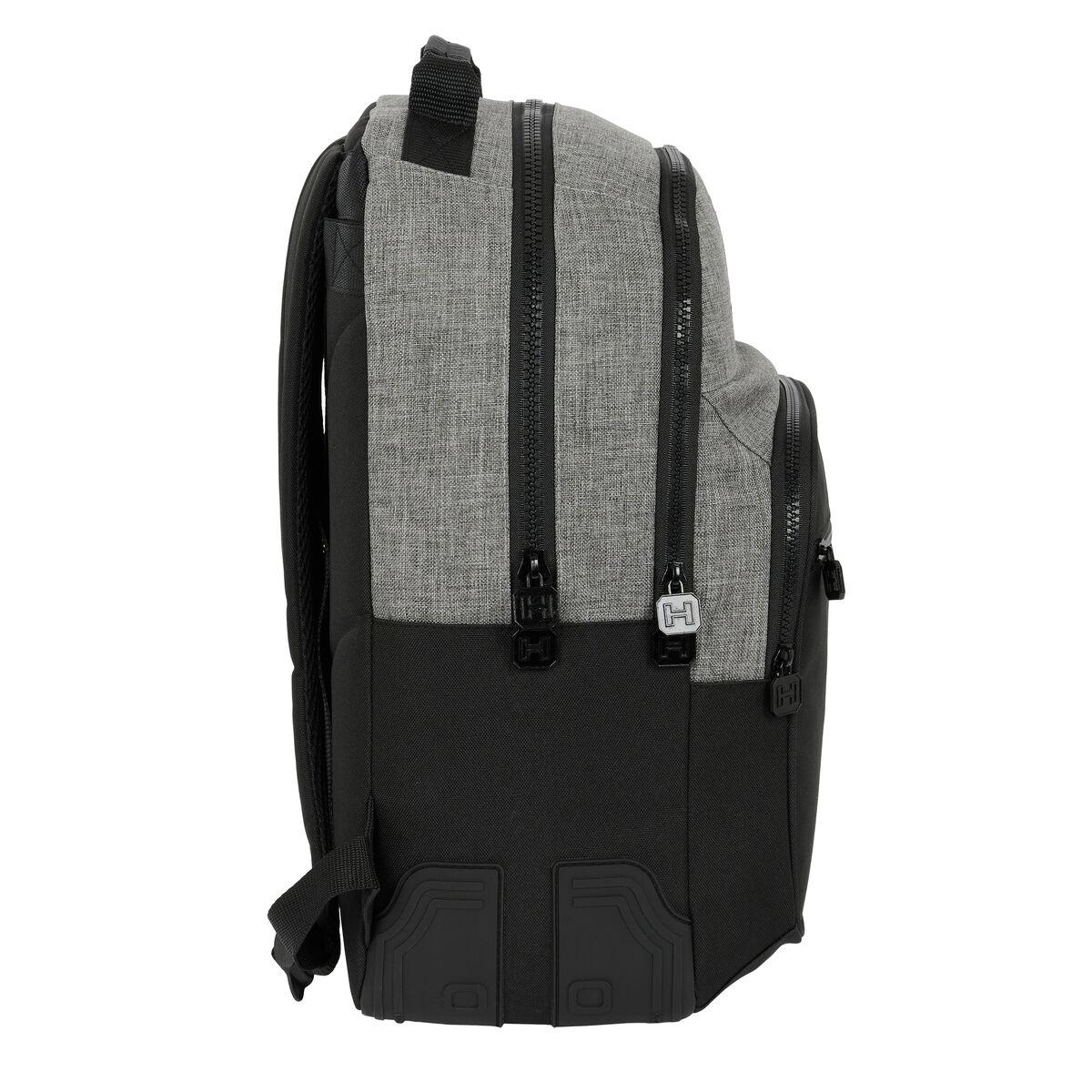 Mochila Escolar Harry Potter House of champions Negro Gris 32 x 42 x 15 cm