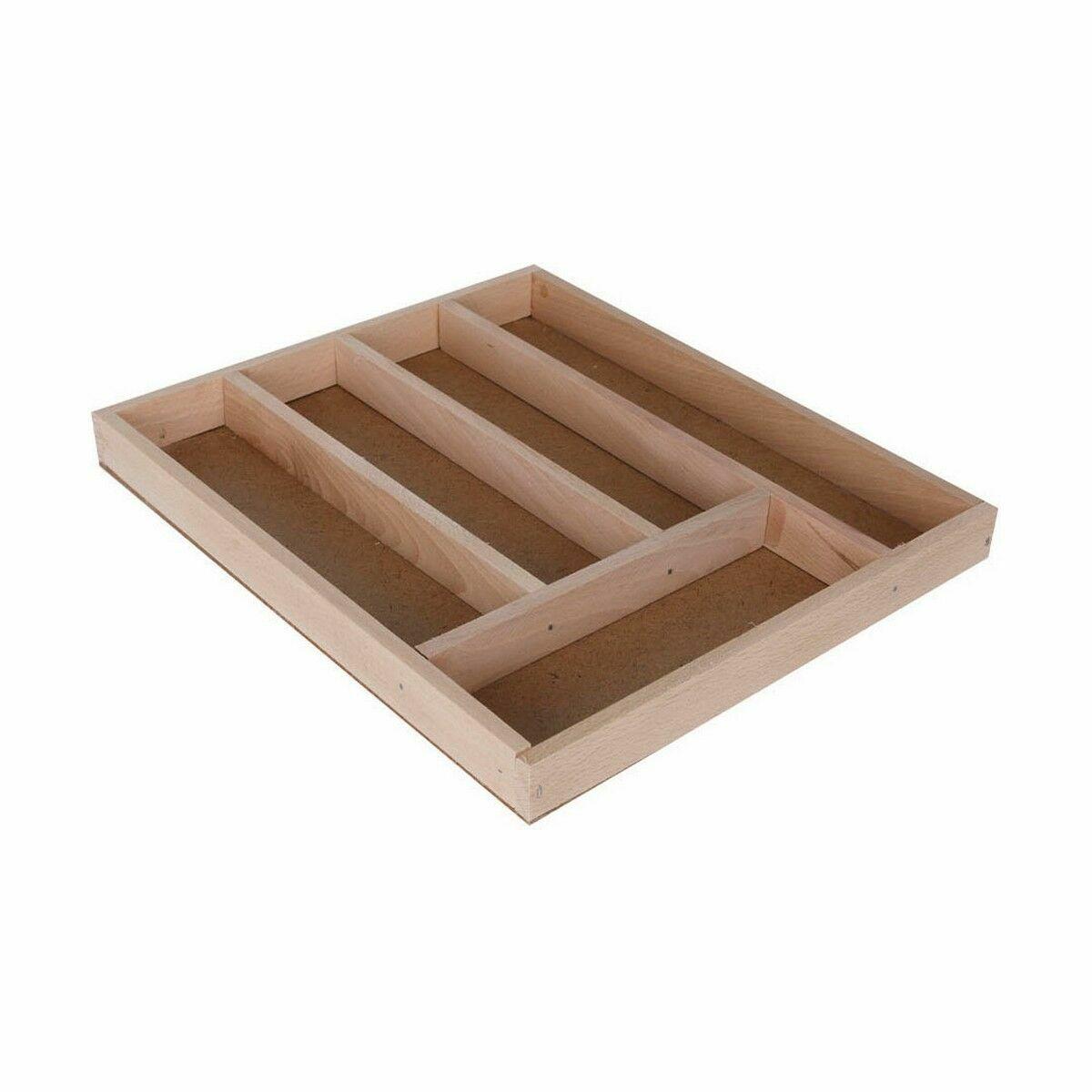 Organizador para Cubiertos Quttin Quttin Madera 33 x 28 x 3,5 cm (12 Unidades)