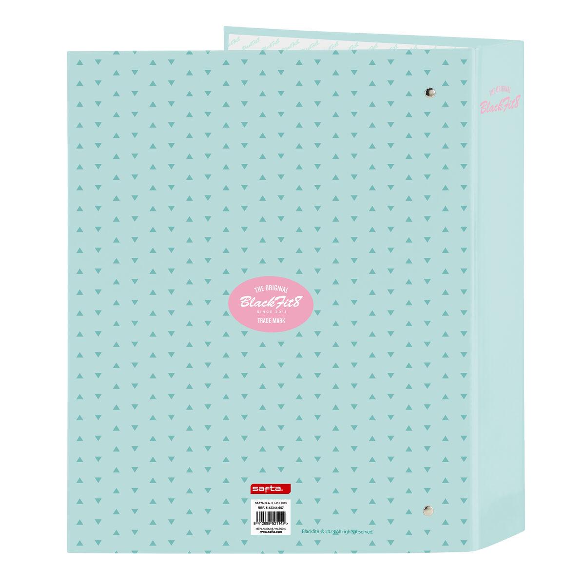 Carpeta de anillas BlackFit8 Enjoy Verde A4 27 x 33 x 6 cm