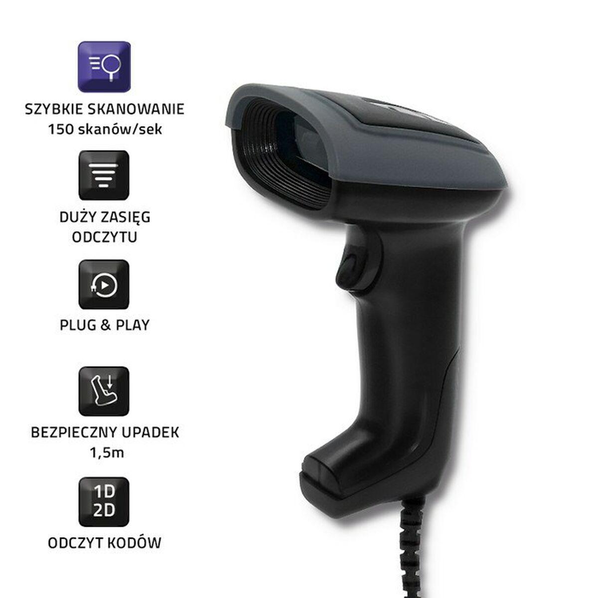 Lector Códigos de Barras Qoltec 50863