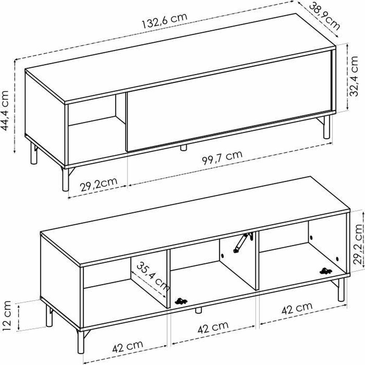 Mueble TV LAK 133 x 39 x 45 cm