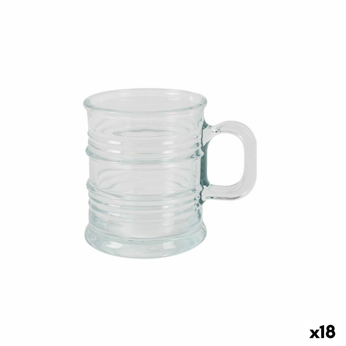 Juego de Tazas La Mediterránea Parker 260 ml 18 Unidades (2 Piezas)