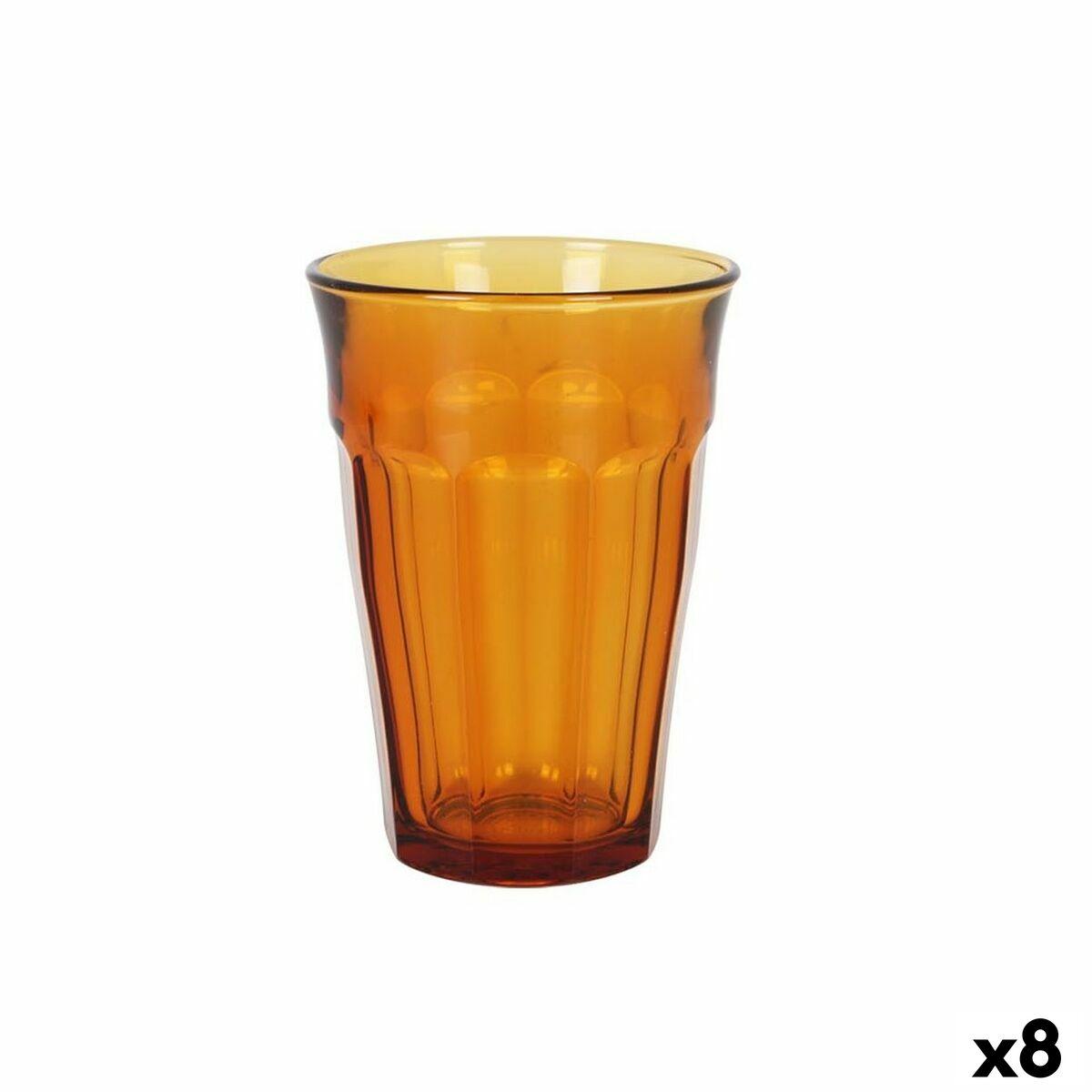 Set de Vasos Duralex Picardie Ambar 6 Piezas 360 ml (8 Unidades)