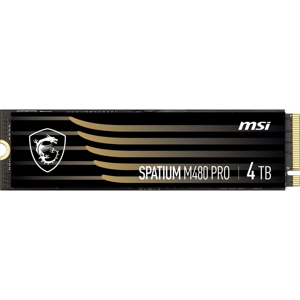 Disco Duro MSI SPATIUM M480 PRO 4 TB SSD
