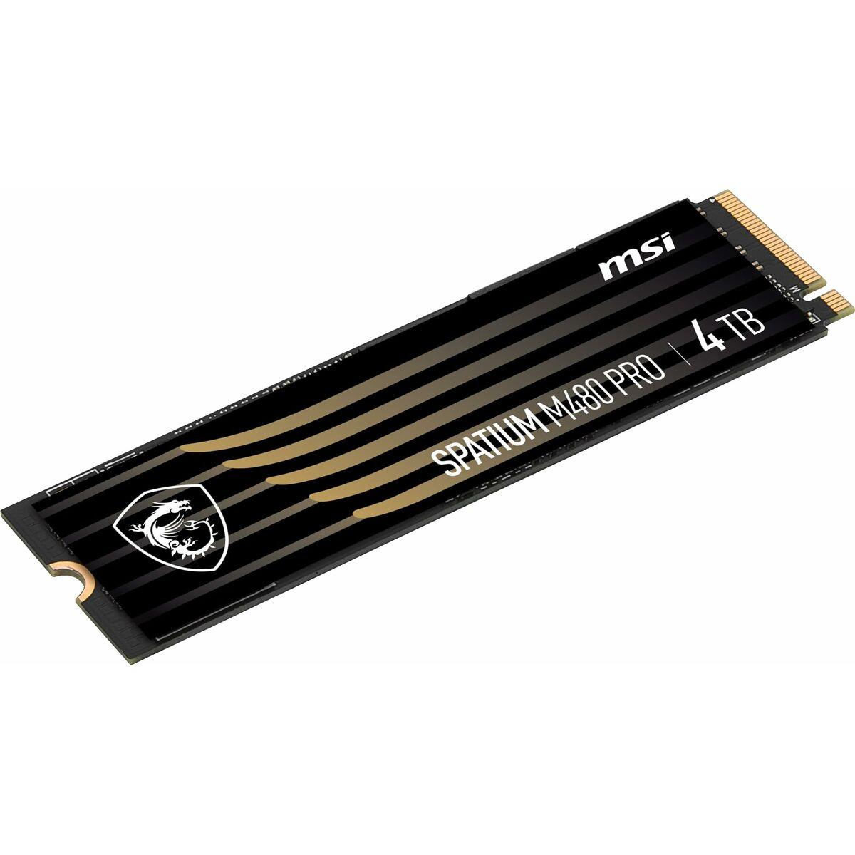 Disco Duro MSI SPATIUM M480 PRO 4 TB SSD